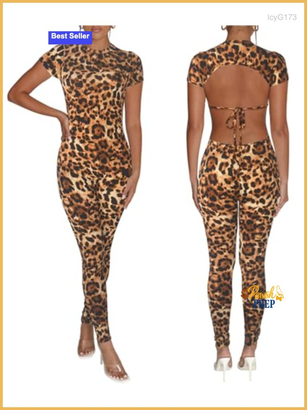 Backless Bodycon Jumpsuit Short Sleeve Romper
